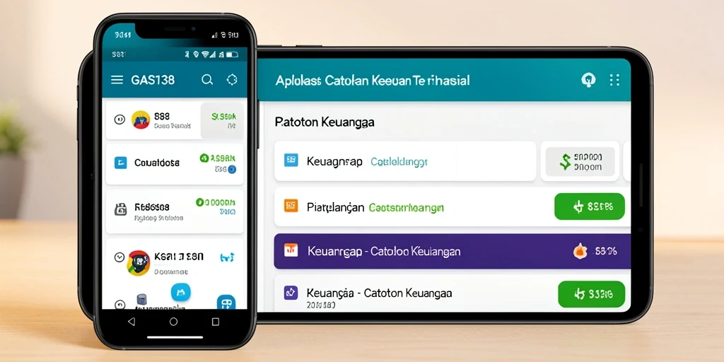 Tampilan antarmuka GAS138 yang user-friendly untuk catatan keuangan.