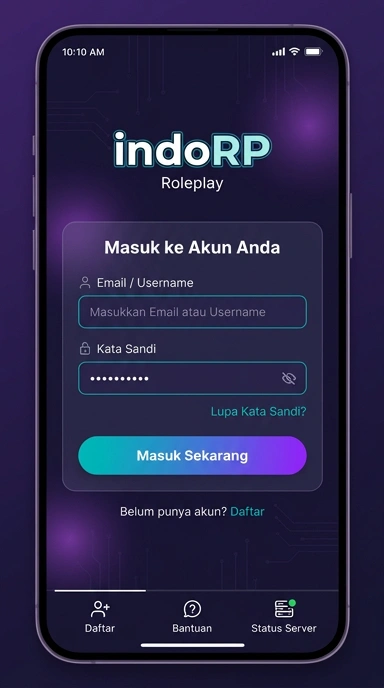 Panduan Masuk Akun indorp untuk Pengguna Android